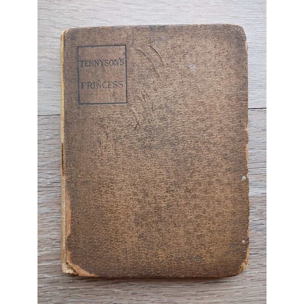 1898 The Princess, A Medley Book By Alfred Lord Pocket Hard Cloth Cover